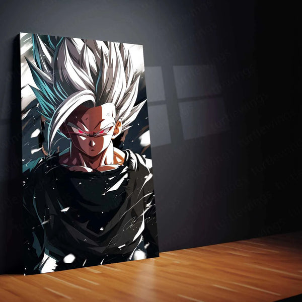 Black Goku Metal Poster – Dragon Ball Z Super Saiyan Art | Powerful Anime Decor 3 - TURTLEWINGS 