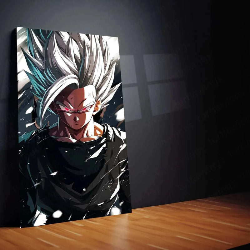 Black Goku Metal Poster – Dragon Ball Z Super Saiyan Art | Powerful Anime Decor 3 - TURTLEWINGS 