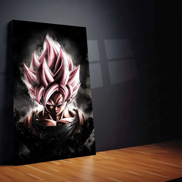 Black Goku Metal Poster – Dragon Ball Z Super Saiyan Art | Powerful Anime Decor 5 - TURTLEWINGS 