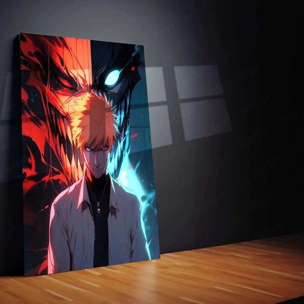 Bleach: Metal Poster | Anime Wall Art | Ichigo Kurosaki & Gotei 2 - TURTLEWINGS 