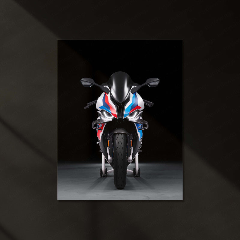 LED | BMW M 1000 RR Superbikes Neon LED Metal Frame | Glowing Motorcycle Wall Art - TURTLEWINGS 
