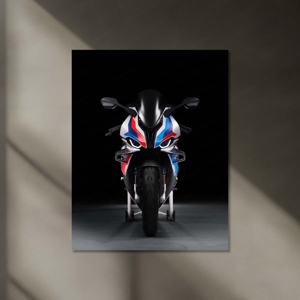 LED | BMW M 1000 RR Superbikes Neon LED Metal Frame | Glowing Motorcycle Wall Art - TURTLEWINGS 