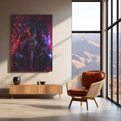 Anime Metal Poster | Berserk Metal Poster | Guts Dark Fantasy Anime Wall Art | Epic Manga Decor - TURTLEWINGS 