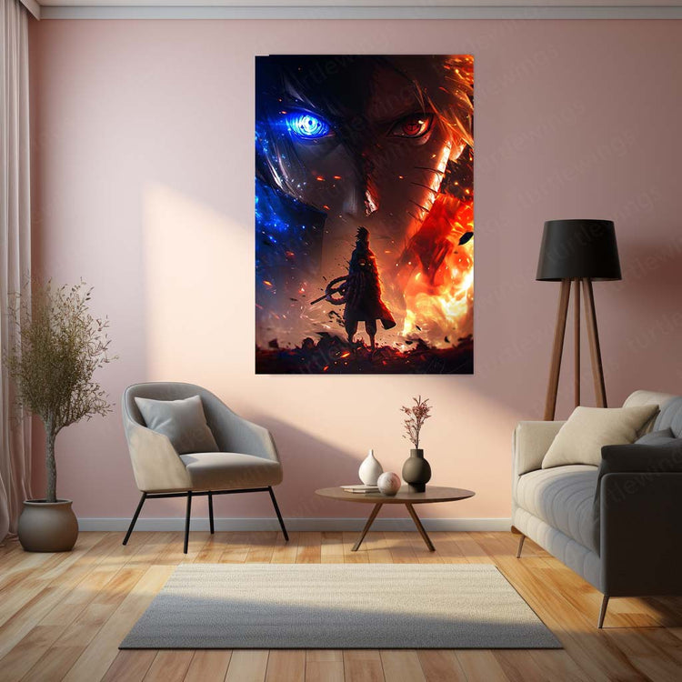 Anime Metal Poster | Naruto Uzumaki Metal Poster | Believe It! Ninja Legend Wall Art | Anime Room Decor 02