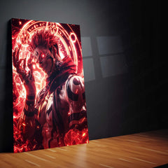 Anime Metal Poster | Ryomen Sukuna Metal Poster | Jujutsu Kaisen Villain Wall Art | Cursed Energy Decor - TURTLEWINGS 