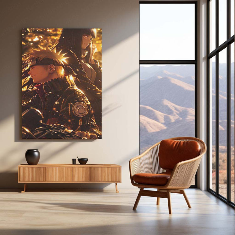 Anime Metal Poster | Naruto Uzumaki Metal Poster | Believe It! Ninja Legend Wall Art | Anime Room Decor