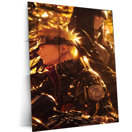 Anime Metal Poster | Naruto Uzumaki Metal Poster | Believe It! Ninja Legend Wall Art | Anime Room Decor