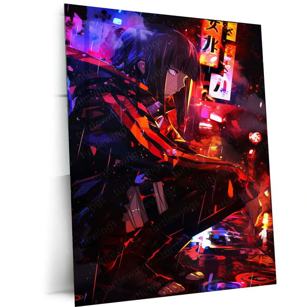 Anime Metal Poster | ⚔️ Mikasa Ackerman Metal Poster | Attack on Titan - TURTLEWINGS 
