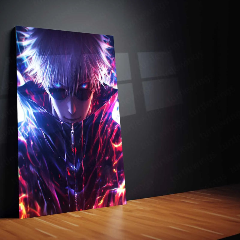 Anime Metal Poster | Goku Metal Poster – Iconic Dragon Ball Z Art | Powerful Super Saiyan Wall Decor - TURTLEWINGS 