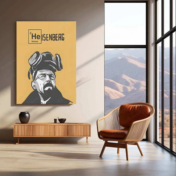 Breaking Bad Metal Poster – Walter White & Heisenberg Wall Art - TURTLEWINGS 