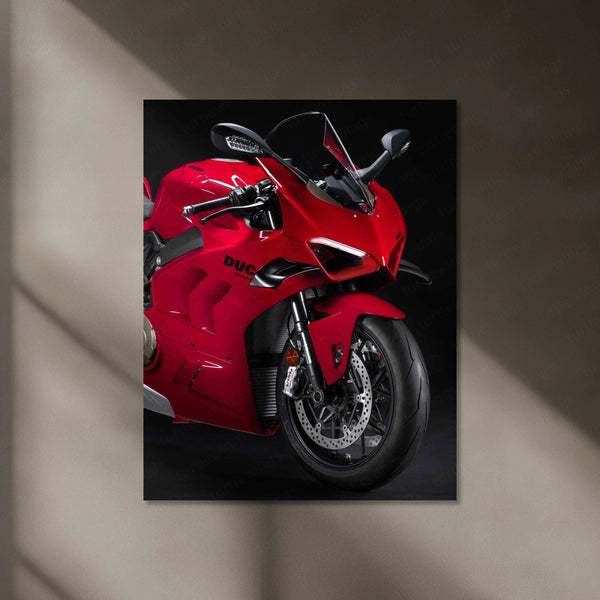 Ducati Neon LED Metal Poster - TURTLEWINGS 