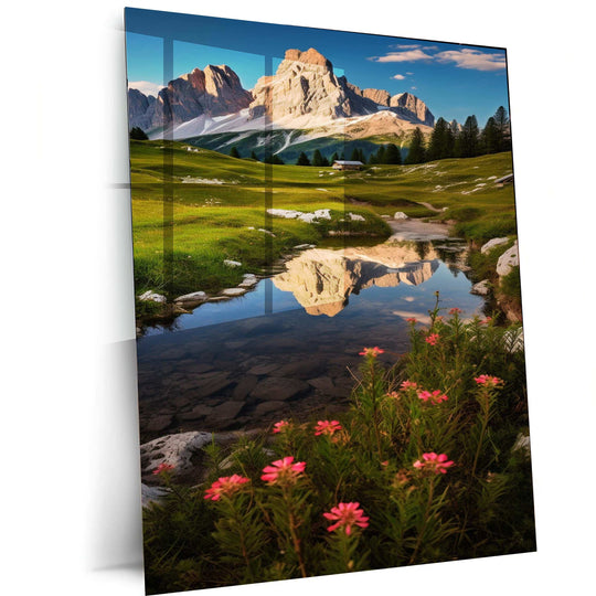 Nature Water House Metal Print - TURTLEWINGS 