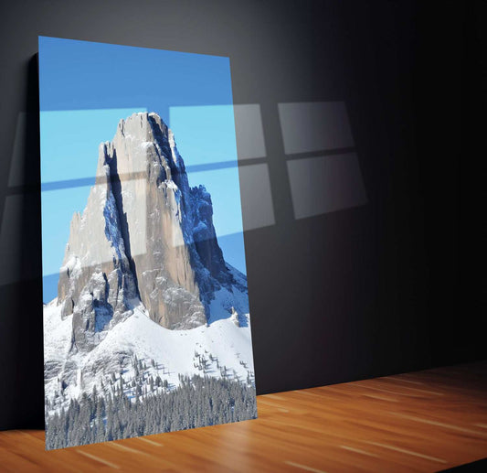 Snow Mountains Metal Print - TURTLEWINGS 