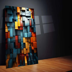 Abstract art metal poster 2 - TURTLEWINGS 