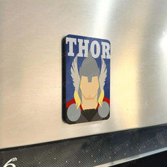 Fridge Magnets |Marvel Fridge Magnet Set – Set of 9 Superhero Metal Magnets (60x80mm)