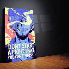 Anime Metal Poster | Luffy, Zoro & Sanji Metal Poster Set – One Piece Trio Wall Art Collection