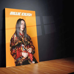 Billie Eilish Metal Poster – The Dark Pop Icon1 - TURTLEWINGS 