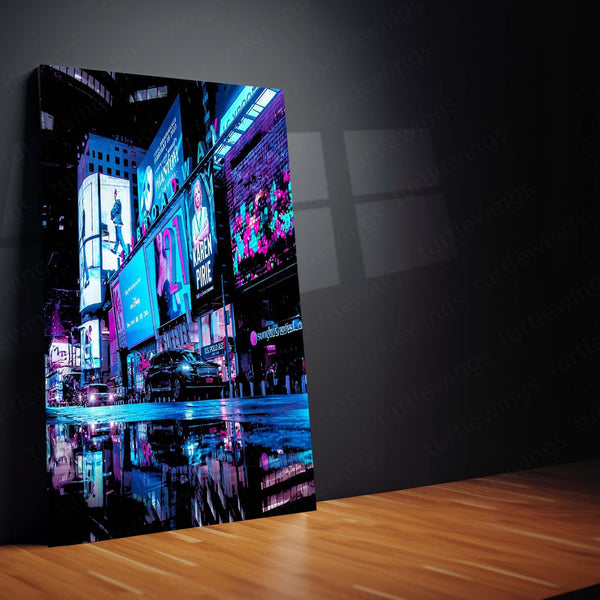 🏙️ Cityscape Metal Frame Poster | Urban Wall Art for Modern Homes & Offices 04 - TURTLEWINGS 