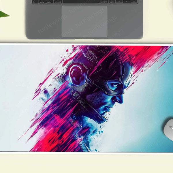 Captain America Shadow Effect Deskmat - TURTLEWINGS 