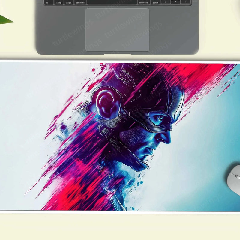Captain America Shadow Effect Deskmat - TURTLEWINGS 