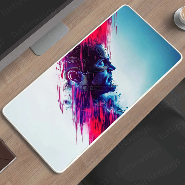 Captain America Shadow Effect Deskmat - TURTLEWINGS 
