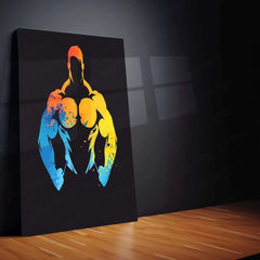 Precision Shop Fitness Business Logo Metal Poster – Bold & Motivational Gym Decor - TURTLEWINGS 