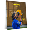 Cricket Metal Poster | MS Dhoni Thala 07 Metal Poster – The Heart of Chennai Super Kings 2