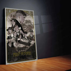Peaky Blinders Metal Poster – The Gangster Legacy - TURTLEWINGS 