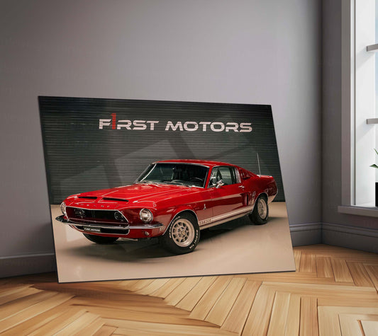 Car Metal Poster |  Dodge Challenger Metal Poster – Muscle Car Wall Art 01