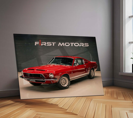 Car Metal Poster |  Dodge Challenger Metal Poster – Muscle Car Wall Art 01