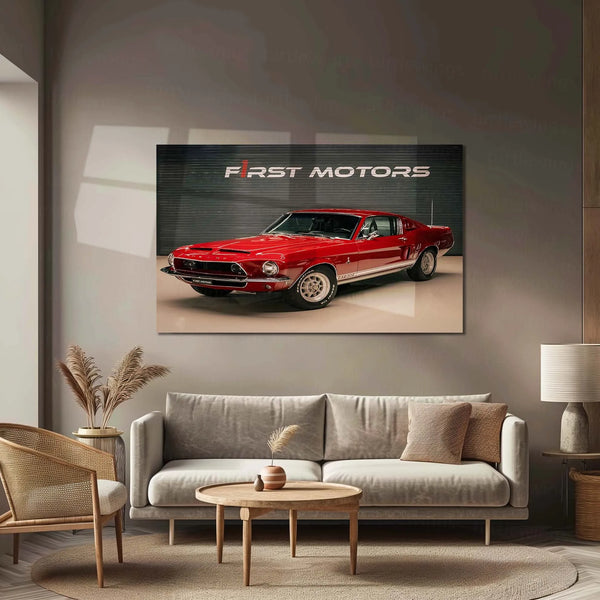 Car Metal Poster | Dodge Challenger Metal Poster – Muscle Car Wall Art 01 - TURTLEWINGS 