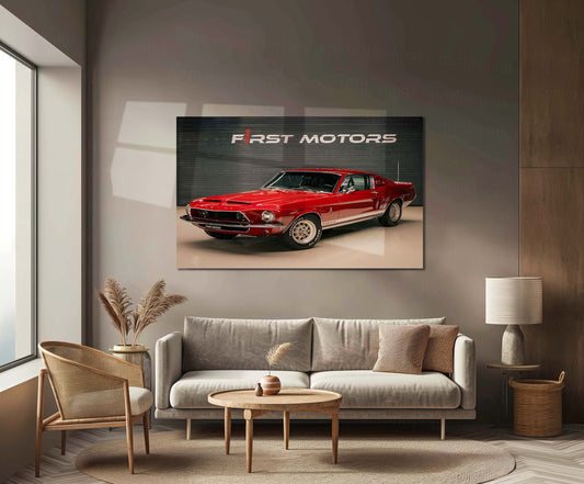 Car Metal Poster |  Dodge Challenger Metal Poster – Muscle Car Wall Art 01