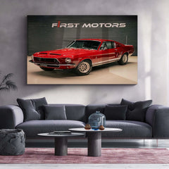 Car Metal Poster | Dodge Challenger Metal Poster – Muscle Car Wall Art 01 - TURTLEWINGS 
