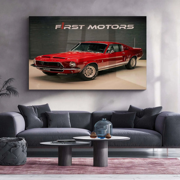 Car Metal Poster | Dodge Challenger Metal Poster – Muscle Car Wall Art 01 - TURTLEWINGS 
