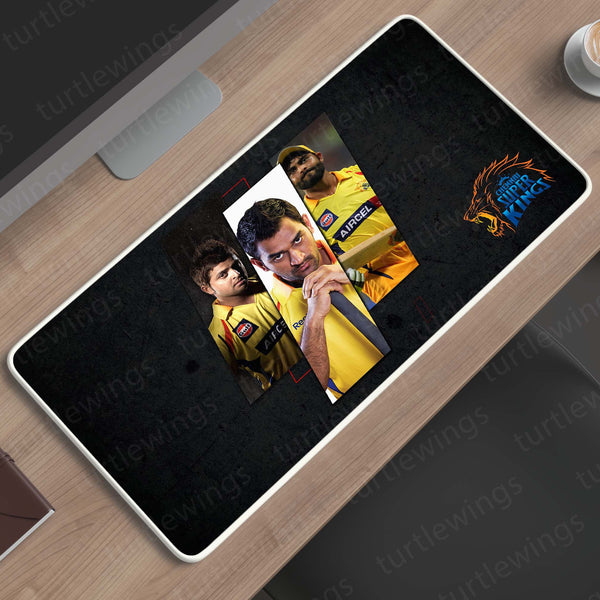 M S Dhoni Deskmat – Mouse Pad for Office & Gaming | Smooth Surface, Non-Slip Base, Premium Print
