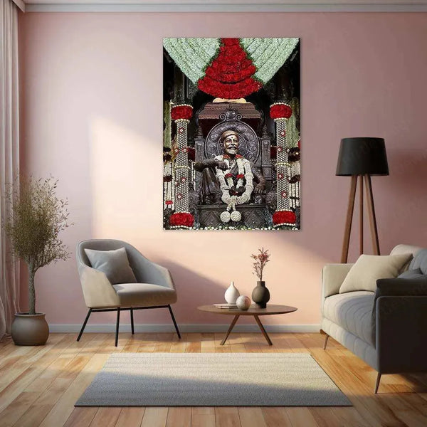 Chhatrapati Shivaji Maharaj Metal Frame - Honoring the Great Maratha Leader 4 - TURTLEWINGS 