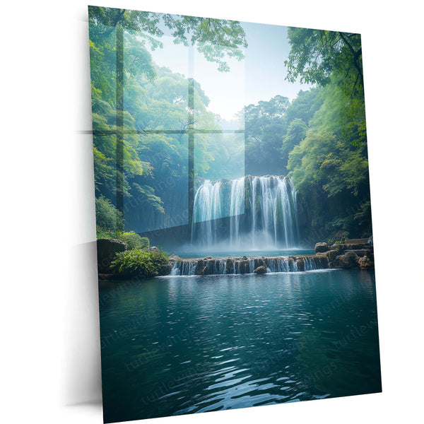 Vastu Collection - Waterfall Metal Frames for Serenity and Abundance 1