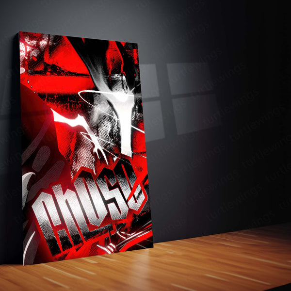 Anime Metal Poster Set of 3 | Choso Red Aesthetic Jujutsu Kaisen Triptych Wall Art