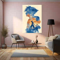 Anime Metal Poster | Midnight Sora Metal Poster | Dreamscape Anime Wall Art | Celestial Fantasy Decor - TURTLEWINGS 