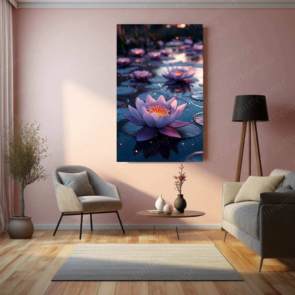 Vastu Collection - Lotus Metal Frames for Prosperity and Harmony 1 - TURTLEWINGS 