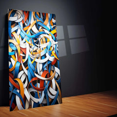 Abstract metal poster 3 - TURTLEWINGS 