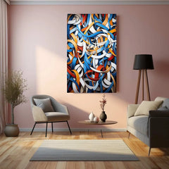 Abstract metal poster 3 - TURTLEWINGS 