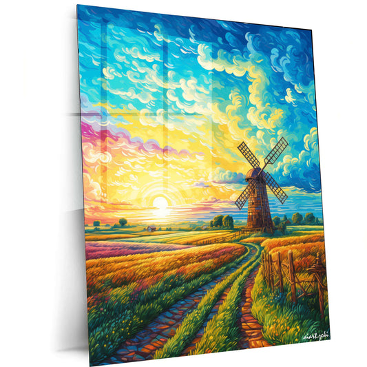 Country Map Metal Poster – Stylish Geographic Wall Art | Travel & Culture Decor - TURTLEWINGS 