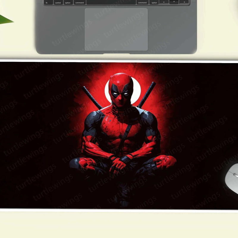 Deadpool Anti-Hero in Action Deskma - TURTLEWINGS 