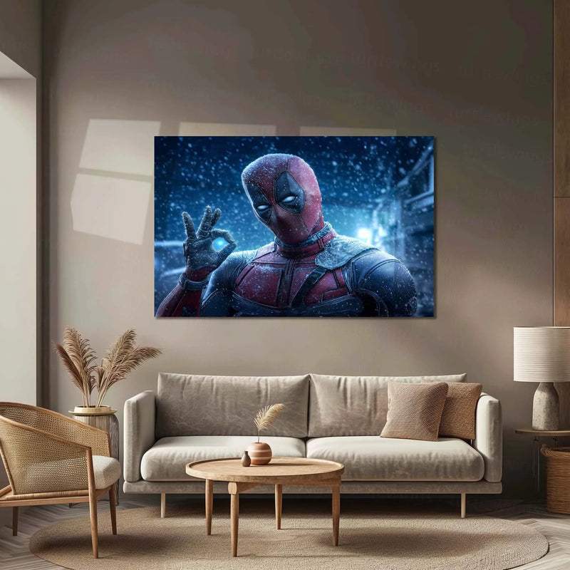 Deadpool – Maximum Carnage | Dark Anti-Hero Metal Frame Marvel Pop-Culture Wall Art - TURTLEWINGS 