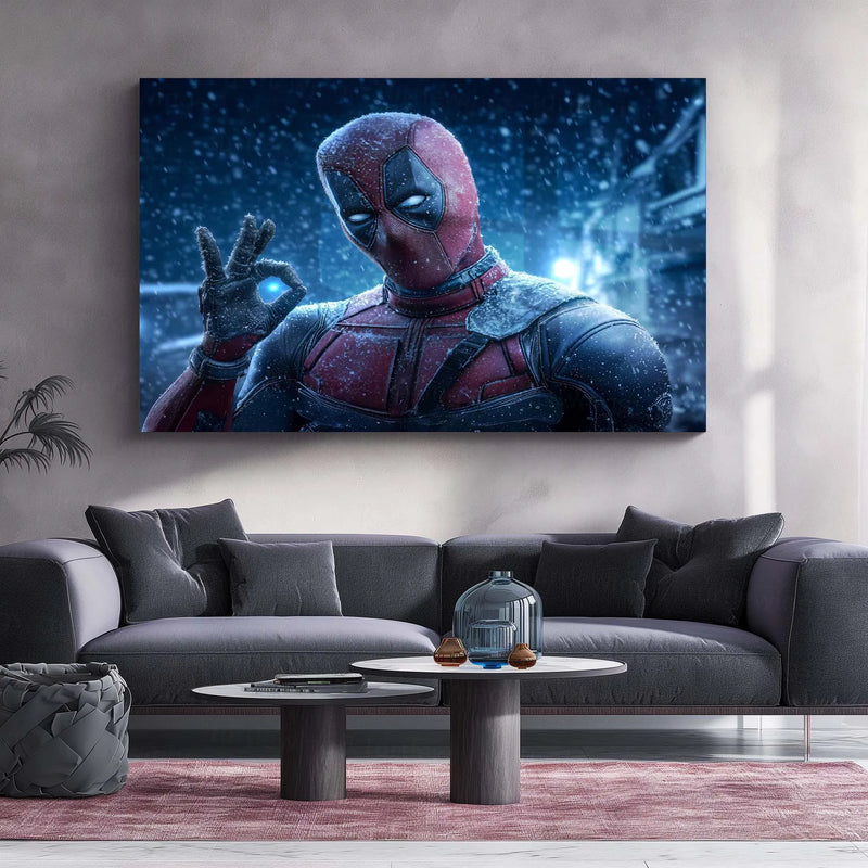 Deadpool – Maximum Carnage | Dark Anti-Hero Metal Frame Marvel Pop-Culture Wall Art - TURTLEWINGS 