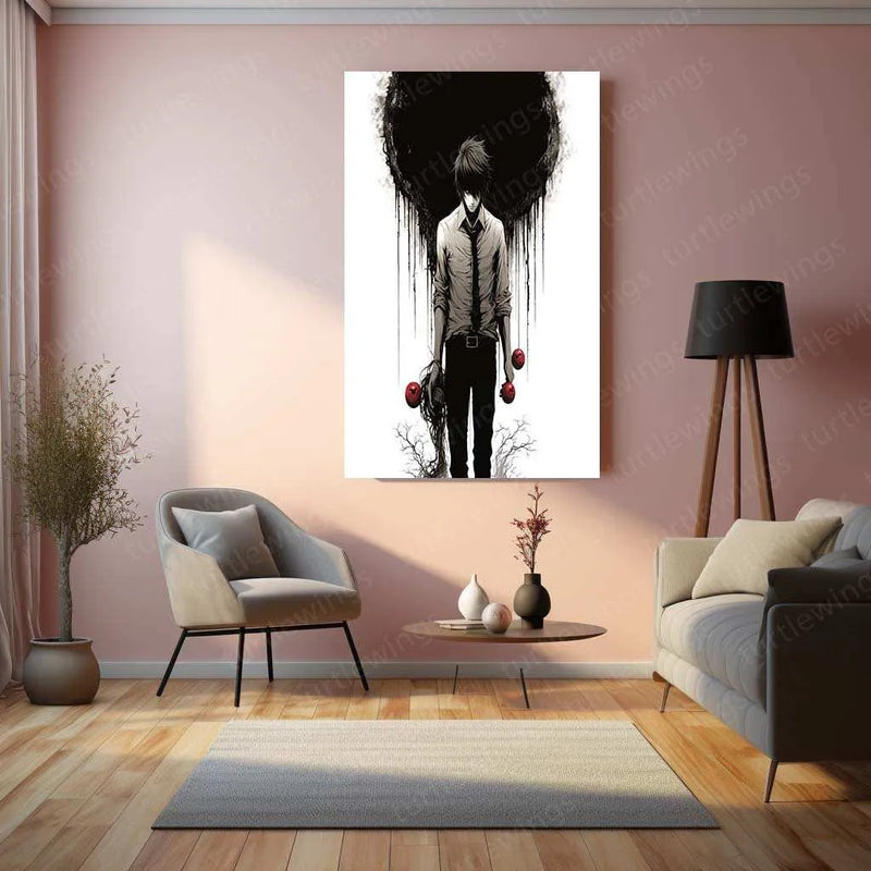 Death Note Metal Poster – The Battle of Wits 1 - TURTLEWINGS 