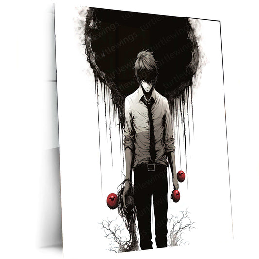 Death Note Metal Poster – The Battle of Wits 1 - TURTLEWINGS 