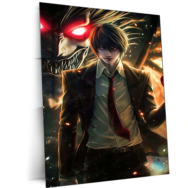 Death Note Metal Poster – The Battle of Wits (Copy) - TURTLEWINGS 