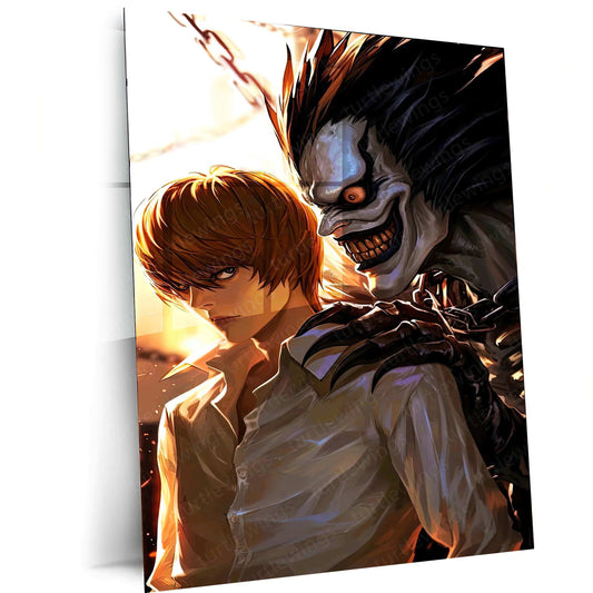 Death Note Metal Poster – The Battle of Wits - TURTLEWINGS 